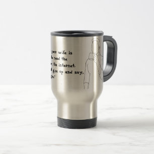 Mug De Voyage Série de plaisanteries pour les maris : Voyage/nav