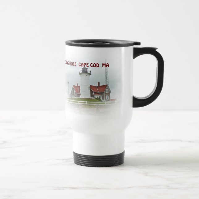 Mug De Voyage Série du phare de Nobska Point (Droite)