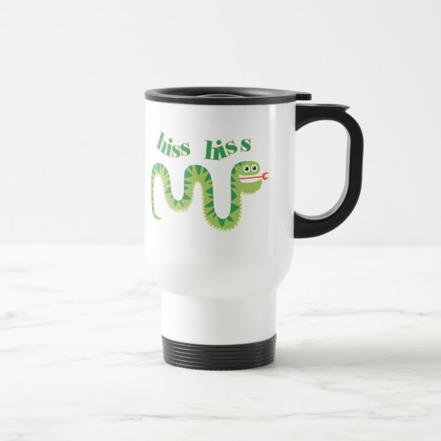 Mug De Voyage Serpent de sifflement de sifflement (Droite)