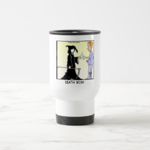 Mug De Voyage Seulement les poulets craignent le Faucheur Drôle