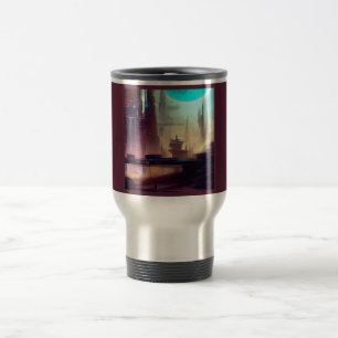 Mug De Voyage SF City sur une planète étrange 3