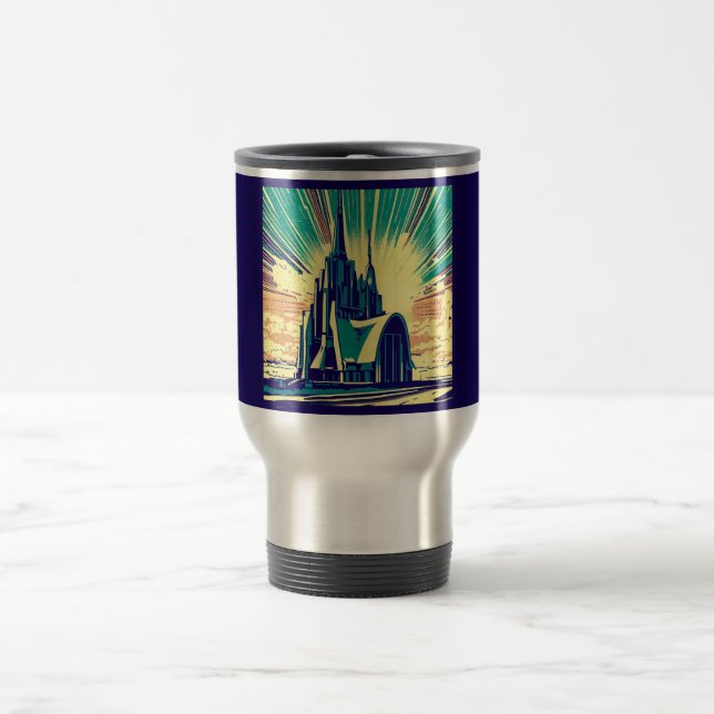 Mug De Voyage SF Église futuriste 3 (Centre)