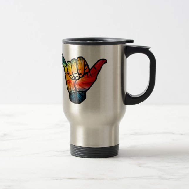 Mug De Voyage Shaka Rainbow (Droit)