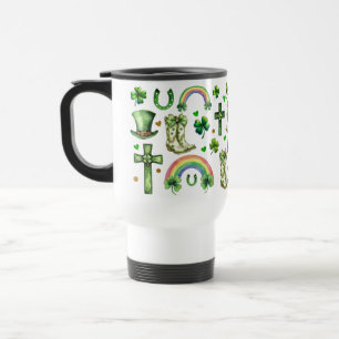 Mug De Voyage Shamrock de la Saint Patrick Clover - Lucky & Fest