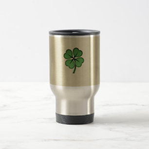 Mug De Voyage Shamrock irlandais chic