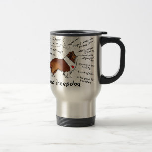 Mug De Voyage Sheltie de sable