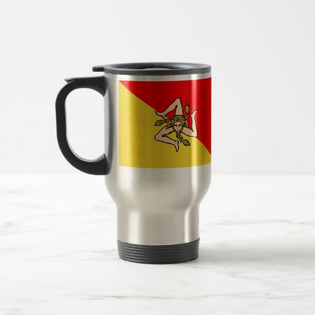 Mug De Voyage Sicilien, Italie (Gauche)