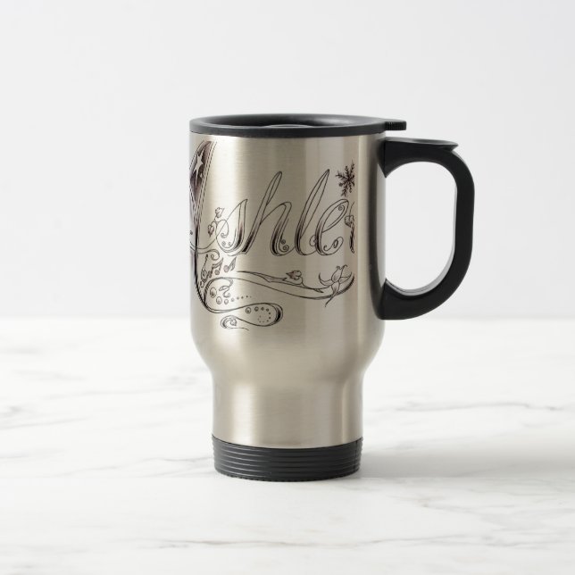 Mug De Voyage Signature de fantaisie d'Ashley (Droit)