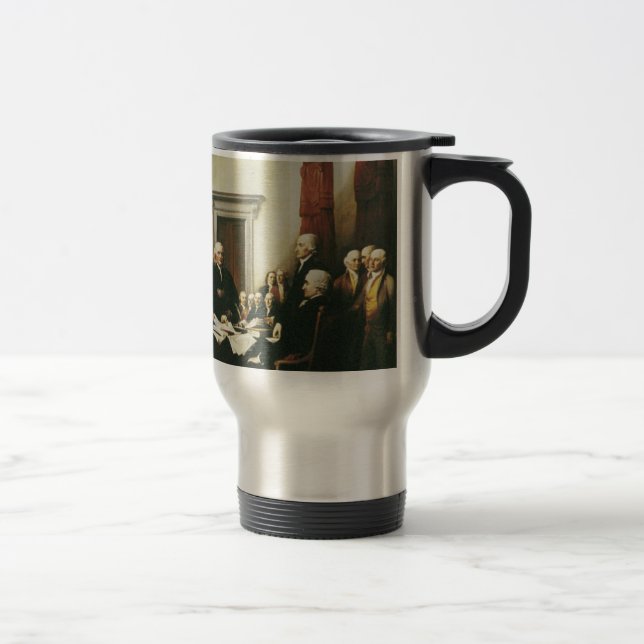 MUG DE VOYAGE SIGNATURE DE LA DÉCLARATION D'INDÉPENDANCE (Droit)