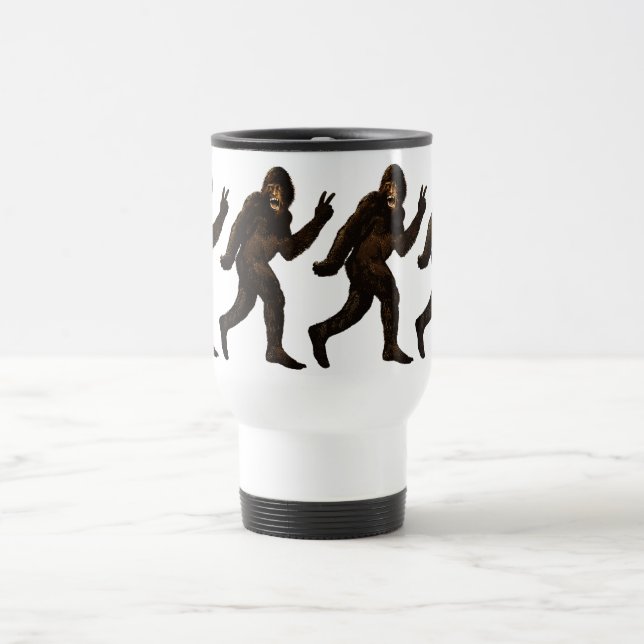 Mug De Voyage Signe de paix de Bigfoot (Centre)