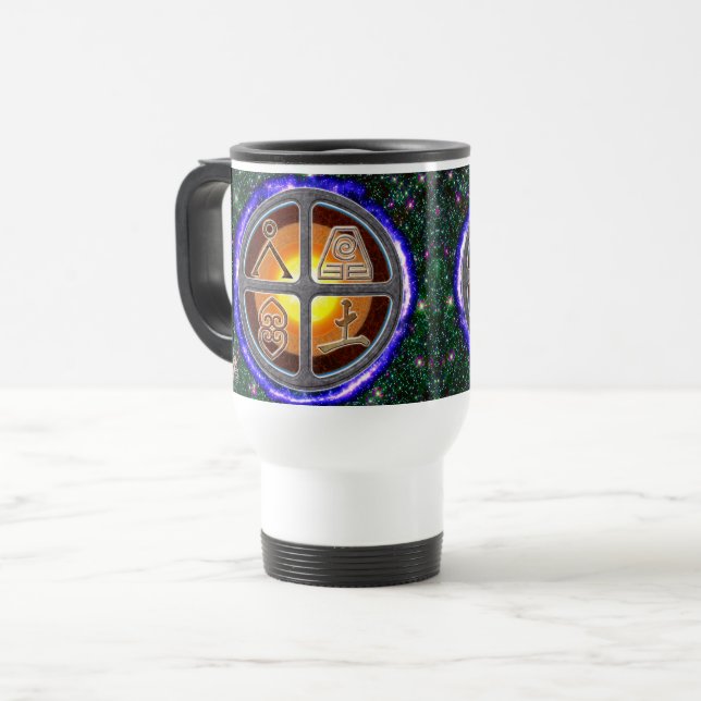 Mug De Voyage Signes de terre (Devant gauche)