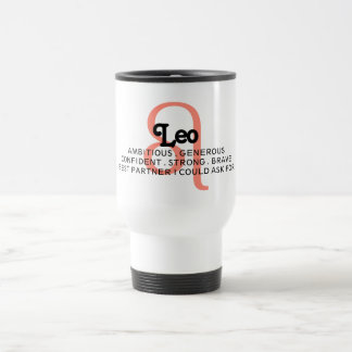 Mug De Voyage Signes Leo Zodiac