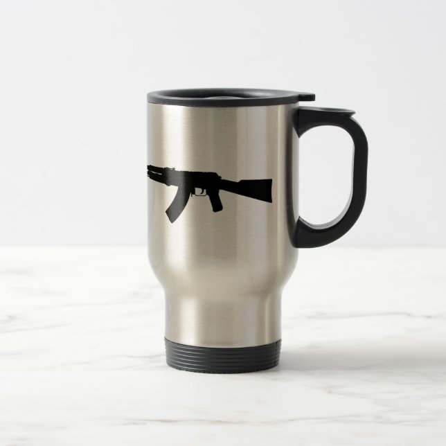 Mug De Voyage Silhouette d'AK-47 (Droit)