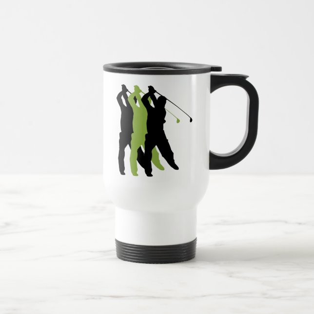 Mug De Voyage Silhouette de golf (Droite)