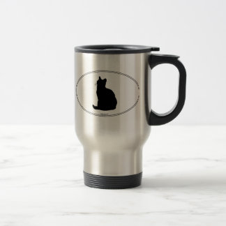 Mug De Voyage Silhouette de Shorthair d'Américain