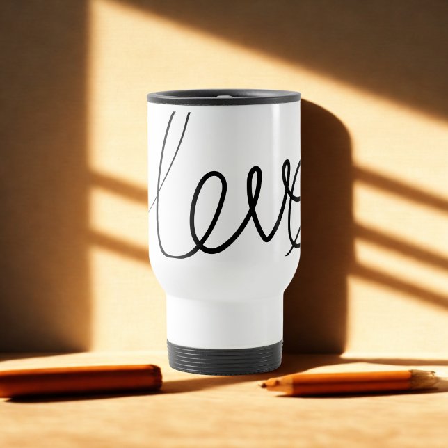 Mug De Voyage Simple Amour Conçu Voyage Thermique (Créateur téléchargé)