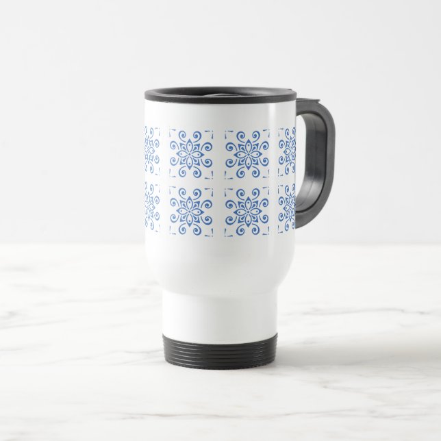 Mug De Voyage Simple Azulejo  (Devant droit)