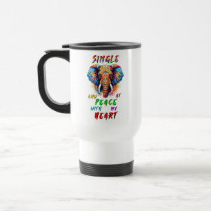Mug De Voyage Simple Et En Paix Avec Mon Coeur