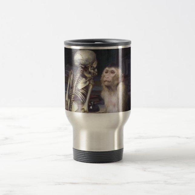 Mug De Voyage Singe Avant Squelette (Centre)