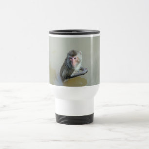 Mug De Voyage singe dans l'eau,猴子