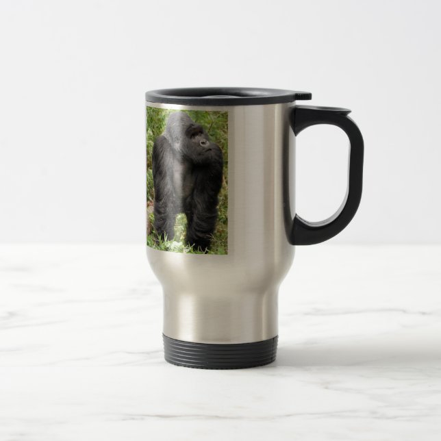 Mug De Voyage Singe heureux (Droit)