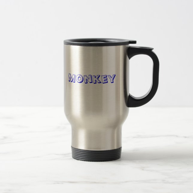 Mug De Voyage Singe, singe (Droit)