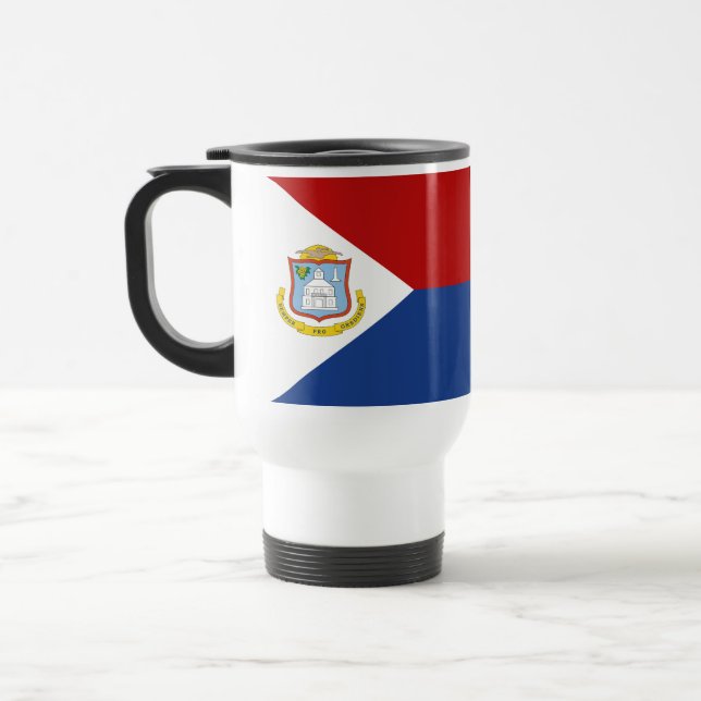 Mug De Voyage Sint Maarten Flag (Gauche)