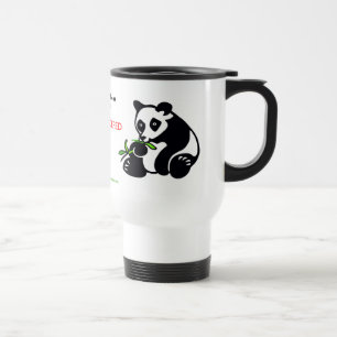 Mug De Voyage Siroter du café ! PANDA - Animaux en voie de dispa