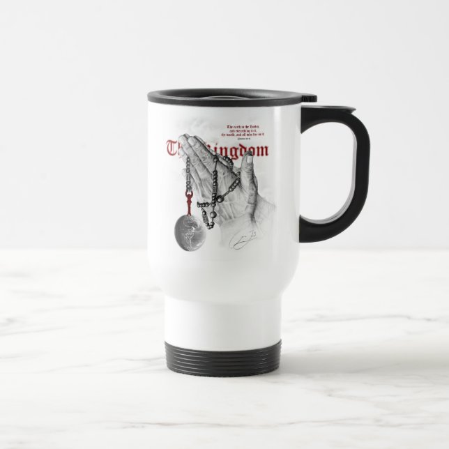 Mug De Voyage Sirotez et priez (Droite)