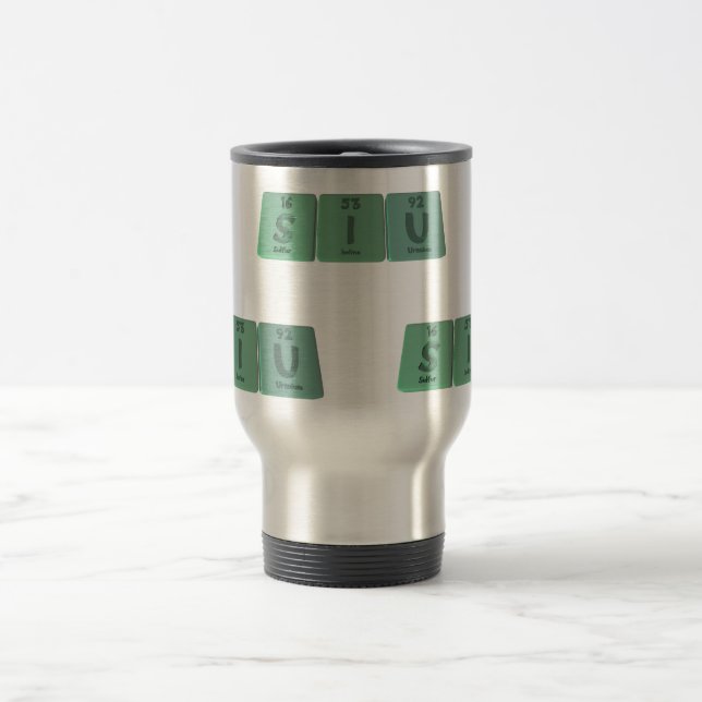 Mug De Voyage SIU en tant qu'uranium d'iode de soufre (Centre)