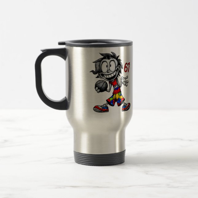 Mug De Voyage Six seven! Mème (Gauche)