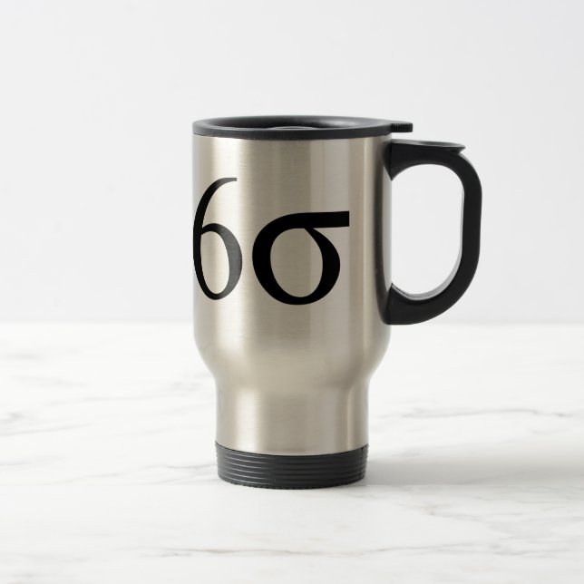 Mug De Voyage Six sigmas (maigre six sigmas) (Droit)