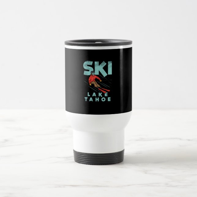 Mug De Voyage Ski Lake Tahoe (Centre)