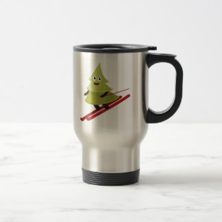 Mug De Voyage Ski Pine Arbre Cute Sports Neige hiver