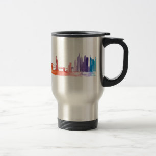 Mug De Voyage Skyline de la ville de NEW YORK cool d'illustratio