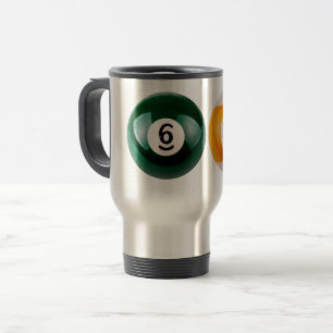 Mug De Voyage SlipperyJoe 69 table de billard dur deux boules de