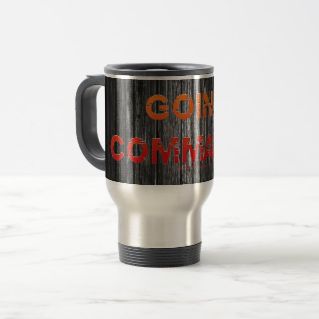 Mug De Voyage SlipperyJoe's Going Commando audacieuse lettre ora (Devant gauche)