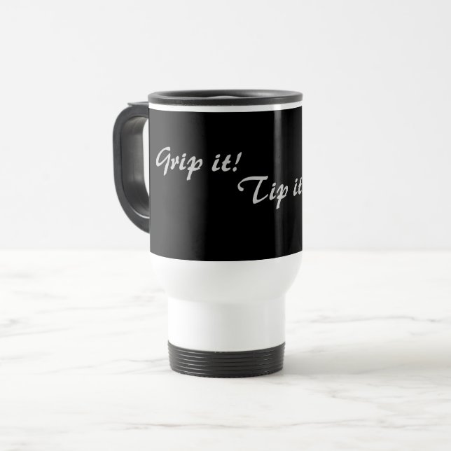 Mug De Voyage slogan original et amusant (Devant gauche)