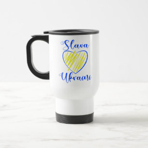 Mug De Voyage Slogan Slava La gloire ukrainienne au coeur de l'U