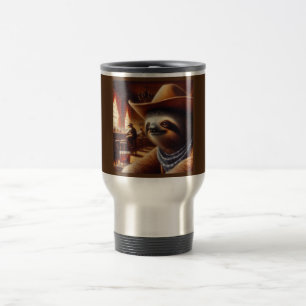 Mug De Voyage Sloth Cowboy à Saloon