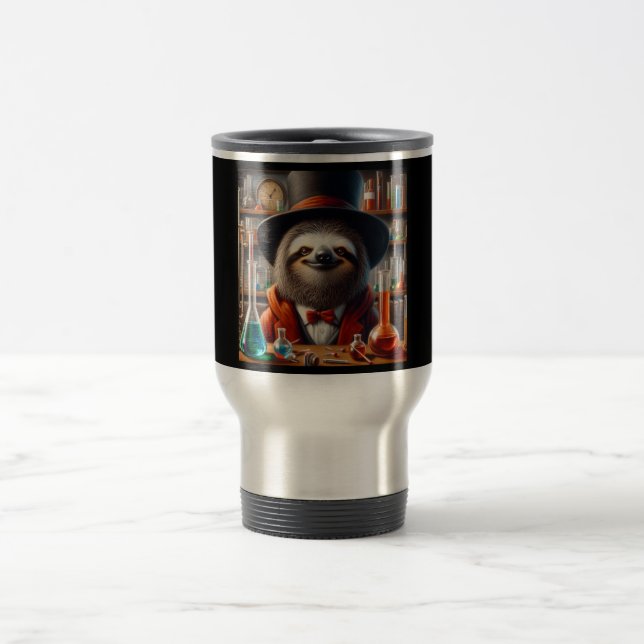 Mug De Voyage Sloth Mad Scientifique (Centre)
