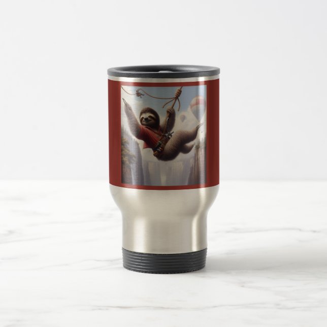 Mug De Voyage Sloth Ziplining (Centre)