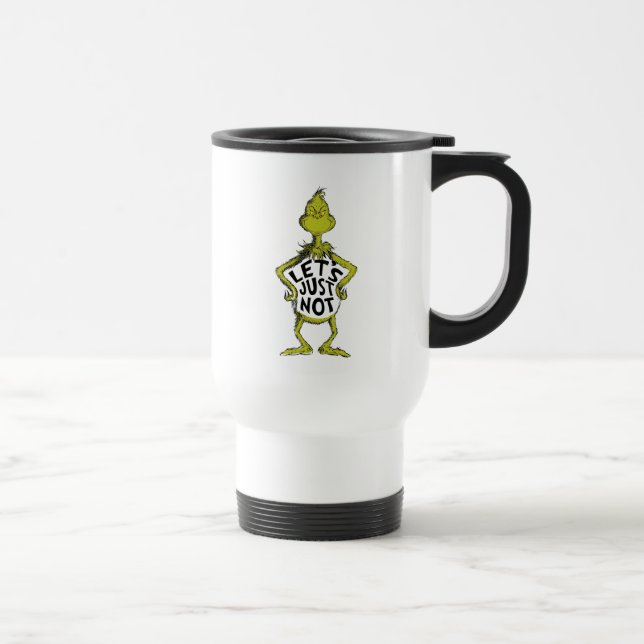 Mug De Voyage Snarky Grinch | Drôle Ne citons pas (Droite)