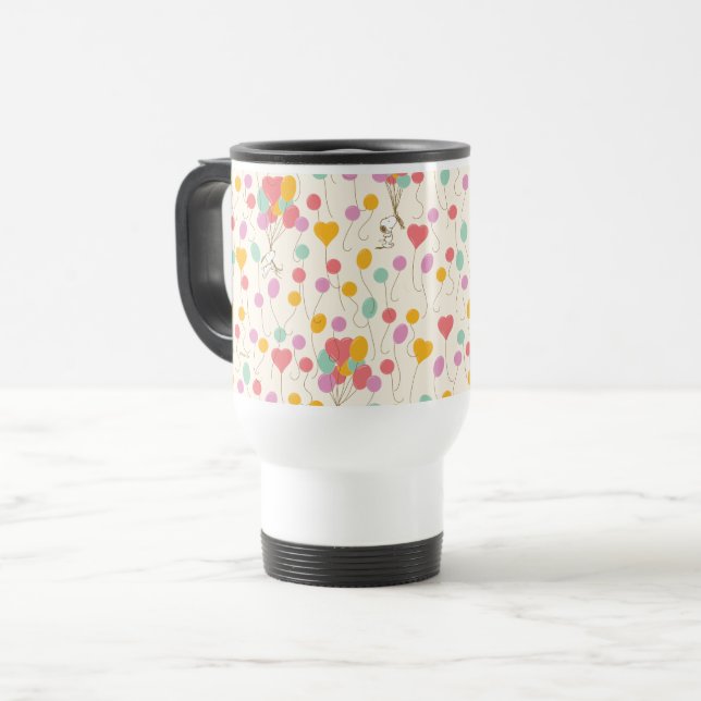 Mug De Voyage Snoopy Bunches of Balloons Motif (Devant gauche)