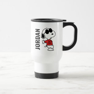 Mug De Voyage Snoopy "Joe Cool" debout