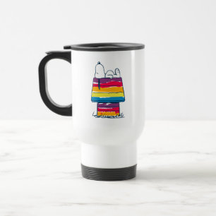 Mug De Voyage Snoopy   Rainbow Dog House