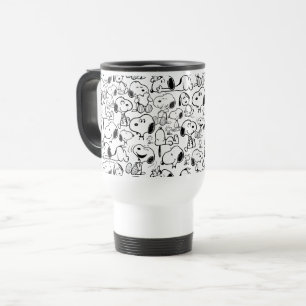 Mug De Voyage Snoopy Smile Giggle Lauder Motif