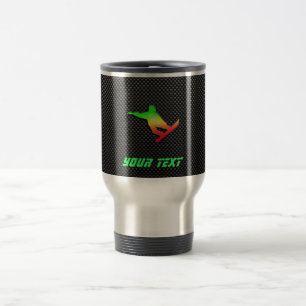 Mug De Voyage Snowboarding lisse
