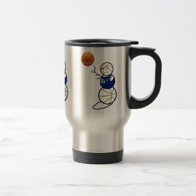 Mug De Voyage Snowman de basket (Droit)