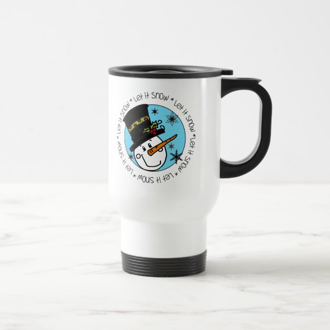 Mug De Voyage Snowman Laisser Neige (Droite)